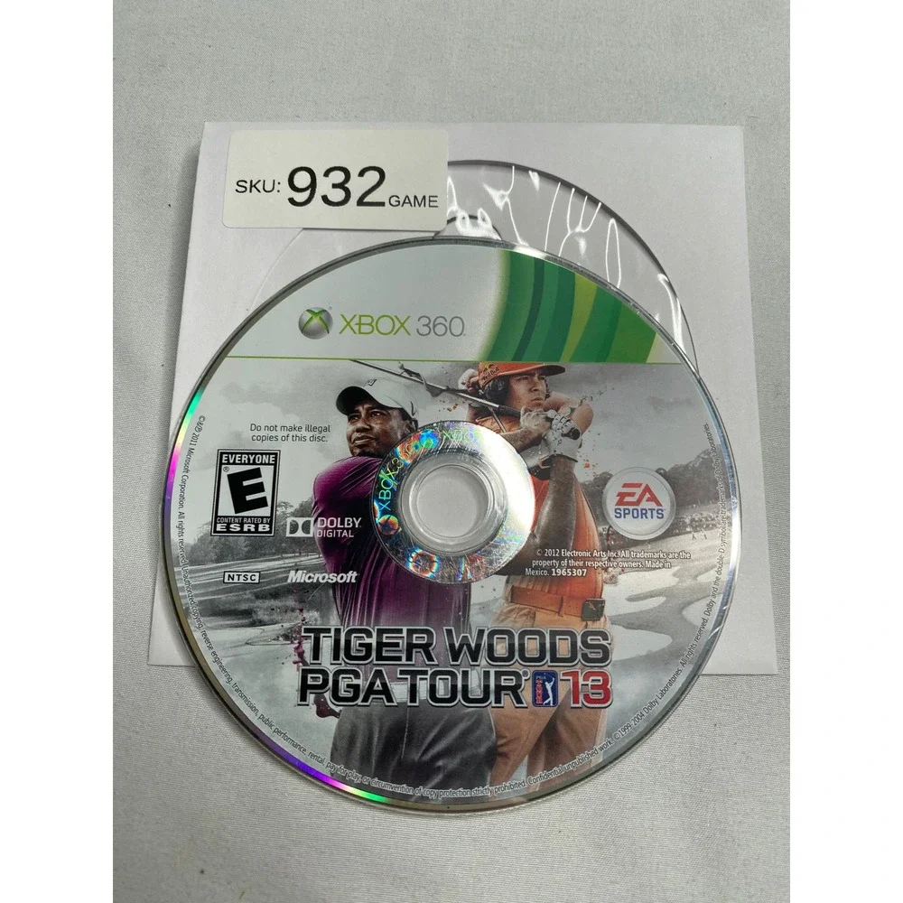 Tiger Woods PGA Tour 13 Microsoft Xbox 360